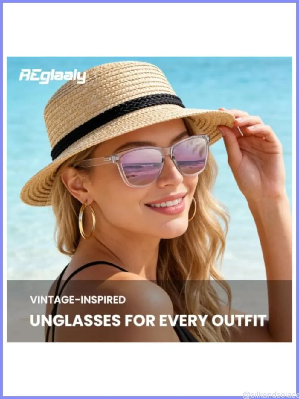 Polarized Retro Square Sunglasses UV Protection Unisex Lightweight Full Frame